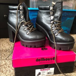 Dollhouse Bootie Heels